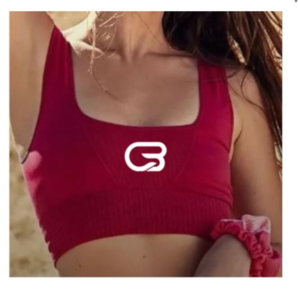 CycleBar Free People Square Neck Good Karma Bra NWT